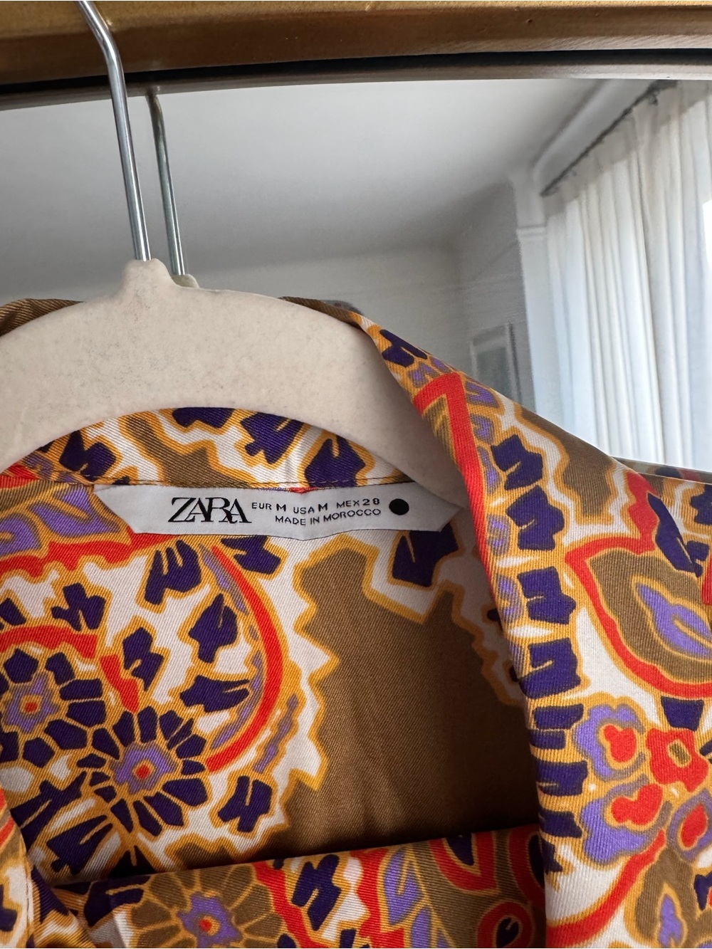 Zara Floral Paisley Set - Golden Mustard - Picture 3 of 4